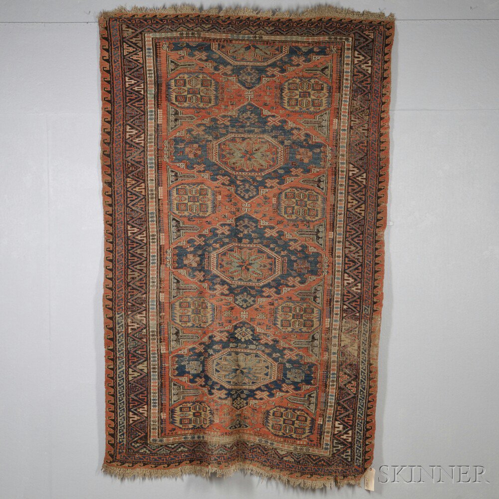 Appraisal: Soumak Rug Northeast Caucasus second half th century small areas