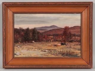 Appraisal: William Preston Phelps New Hampshire - Monadnock from Keene N