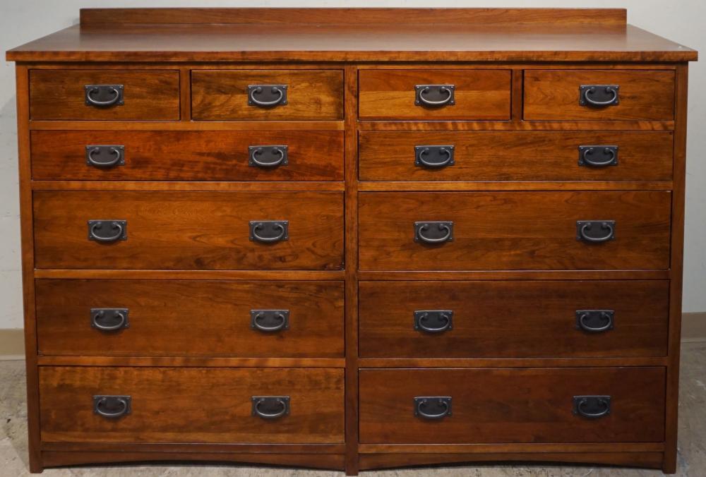 Appraisal: Michaels Cherry and Cedar Lined Chest of Drawers x x