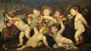 Appraisal: After Sir Peter Paul Rubens early th century- The Garland