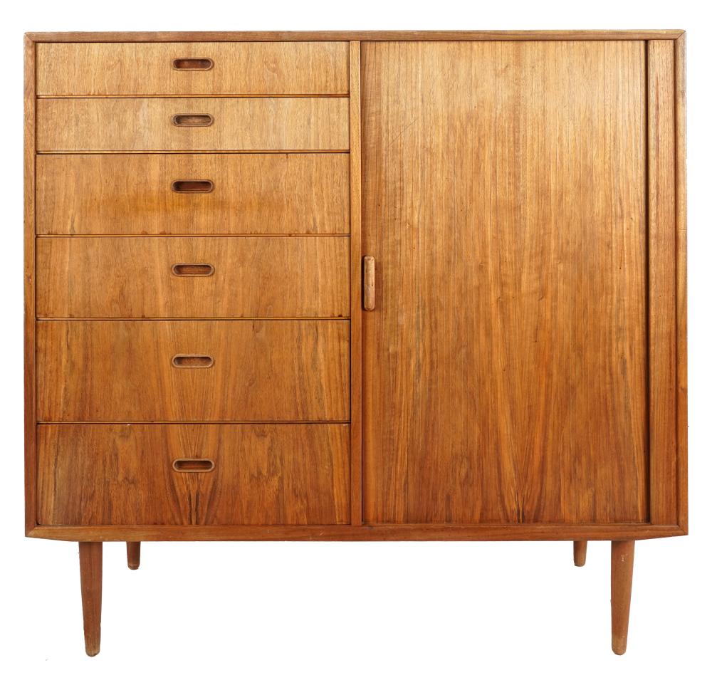 Appraisal: FALSTER DANISH MODERN CHESTwith manufacturer's label having six drawers and