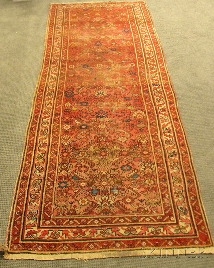 Appraisal: Hamadan Long Rug Northwest Persia th th century ft x