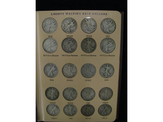 Appraisal: Complete Walking Liberty Half Dollar Collection thru -D all mints