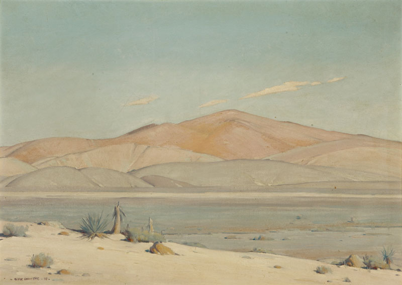 Appraisal: Clyde Forsythe - Clyde Forsythe - Pasadena CA Mojave Sunlightdesert