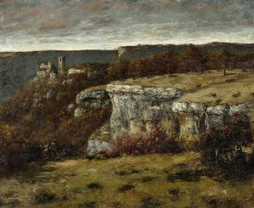 Appraisal: COURBET GUSTAVE Ornans - La Tour-de-Peilz and Atelier Ch teau