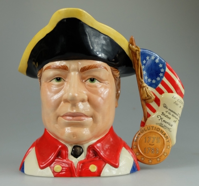 Appraisal: Royal Doulton large character jug Revolutionary War D limited edition