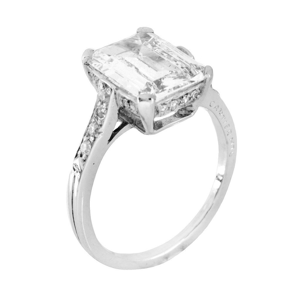 Appraisal: GIA ct Emerald Cut Diamond Ring GIA Certified Carat Emerald