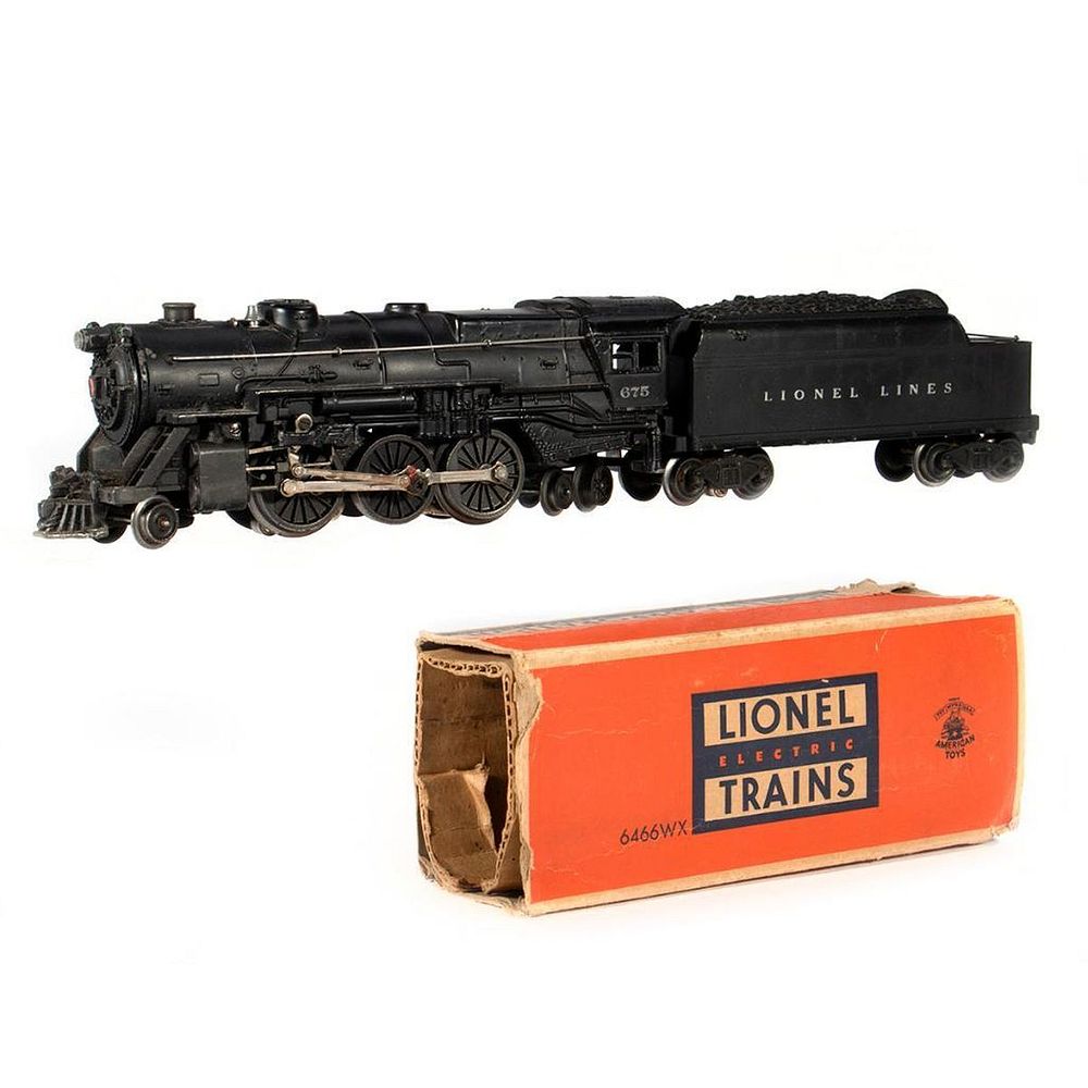 Appraisal: Lionel - - Locomotive WX Lionel Lines Tender Lionel -