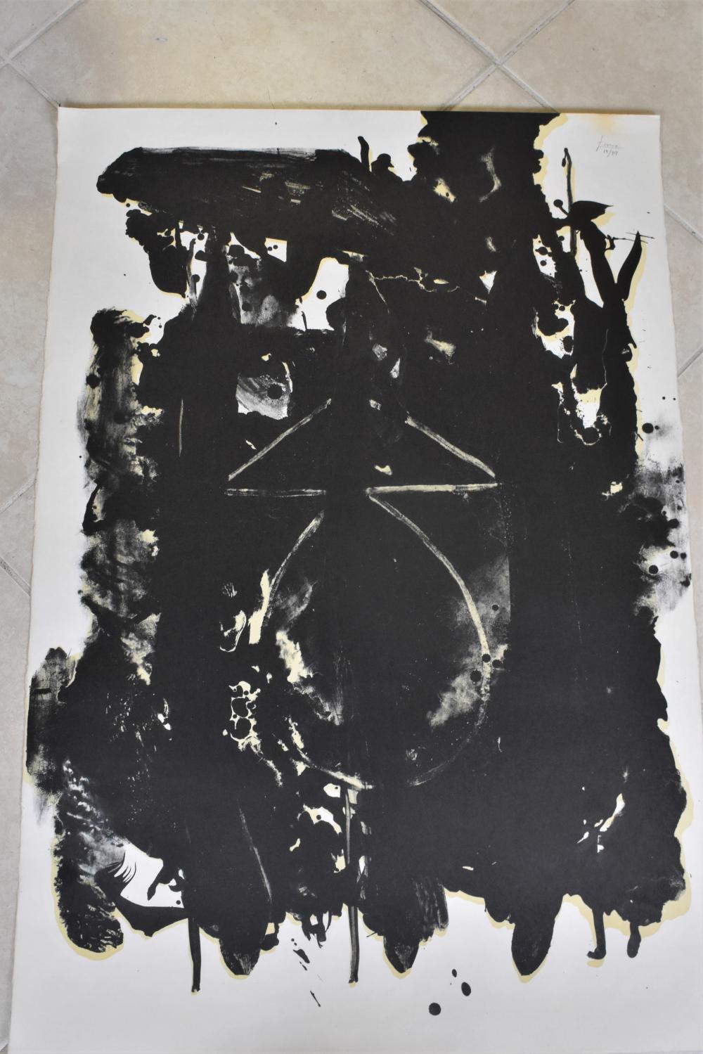 Appraisal: ROBERT MOTHERWELL AMERICAN - LITHOGRAPHEl General Signed in pencil at