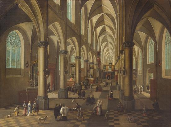 Appraisal: Sale Lot Peeter Neeffs the Younger Flemish Church of St