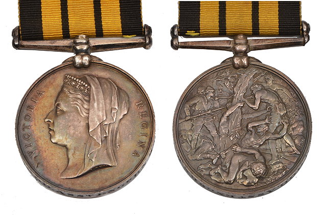 Appraisal: A VICTORIAN ASHANTI MEDAL awarded to E H Micklewood Assistant