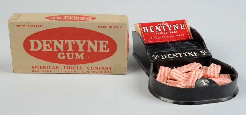 Appraisal: Lot Of Dentyne Gum Items This lot includes a Dentyne