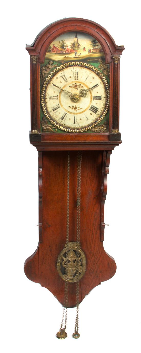 Appraisal: Sale Lot A Dutch Oak Bracket Clock having a domed