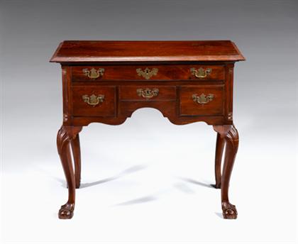 Appraisal: Chippendale mahogany dressing table philadelphia second half th century Rectangular