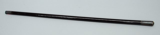 Appraisal: Swagger stick with silver end caps featuring Marine Corps globe