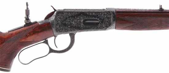 Appraisal: Winchester Model lever action Special carbine SN Profuse scroll engraving