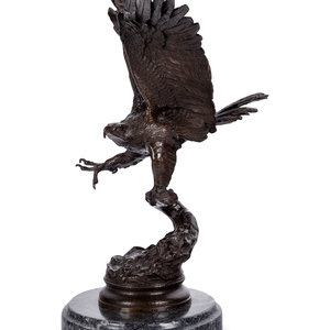 Appraisal: After Jules Moigniez French - Eagle bronze inscribed on base