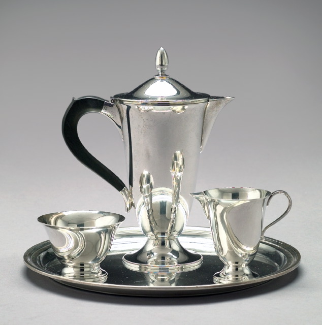 Appraisal: Four-Piece Tiffany and Company Sterling Silver After-Dinner Coffee Service second