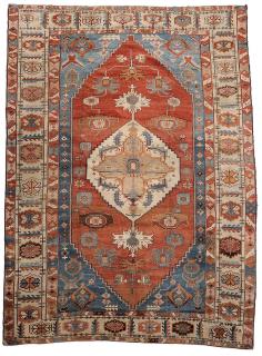 Appraisal: Bakshaish Carpet late th or early th century ivory field