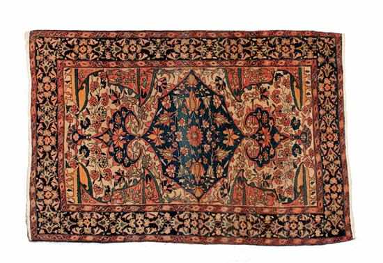 Appraisal: Antique Feraghan Sarouk rug Persia circa x Estimate - Good