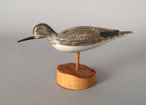 Appraisal: Yellow legs shorebird decoy attributed to Hurley Conklin th c