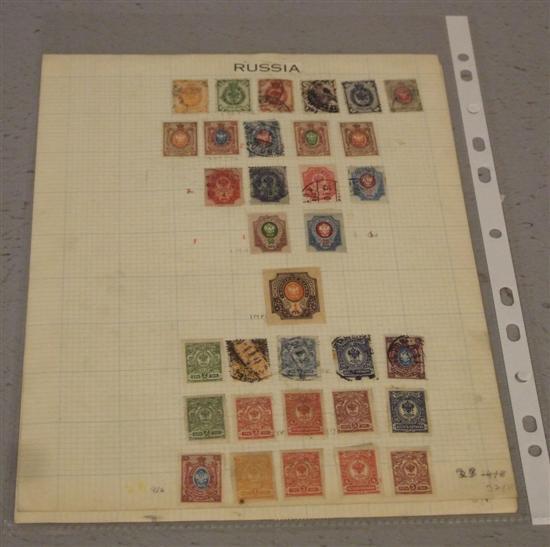 Appraisal: collection of english and continental stamps in two albums and