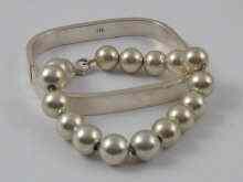 Appraisal: A mixed lot comprising a silver bracelet by Tiffany made