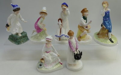 Appraisal: A collection of Royal Doulton figures from the Childhood days