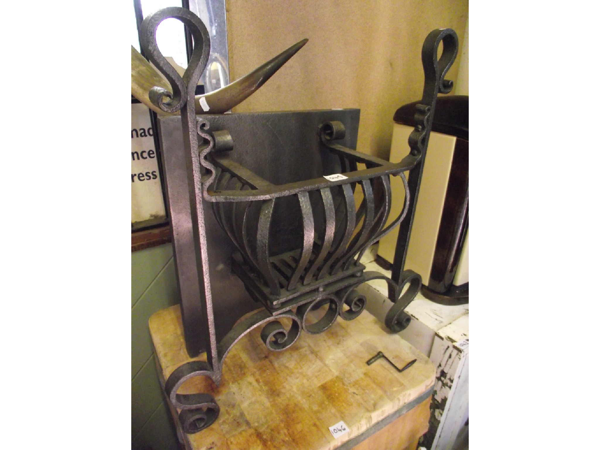 Appraisal: A small good quality Arts Crafts wrought and cast iron