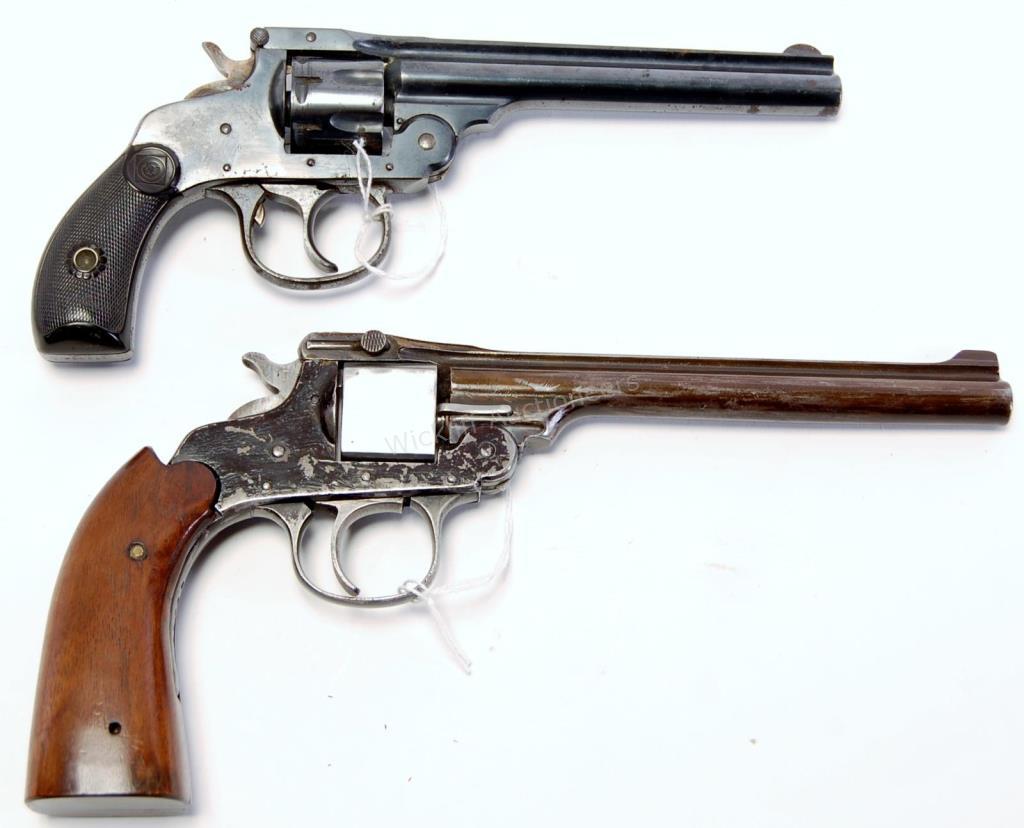 Appraisal: Two Vintage Top Break Revolvers- Hopkins Allen Safety Police-Blued solid