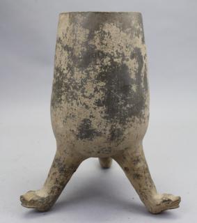 Appraisal: Footed Figural Pre Columbian Vessel Footed Figural Pre Columbian Vessel