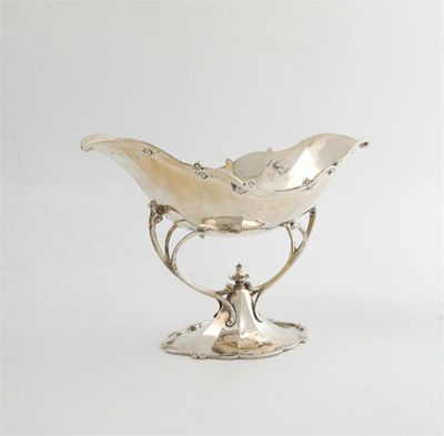 Appraisal: An Scottish silver Art Nouveau tazza by John Fetter Glasgow