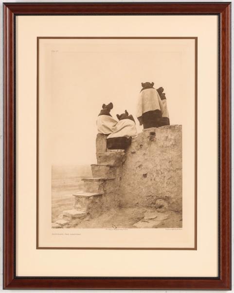 Appraisal: A TH C PHOTOGRAVURE REPRINT AFTER EDWARD CURTISThe large format