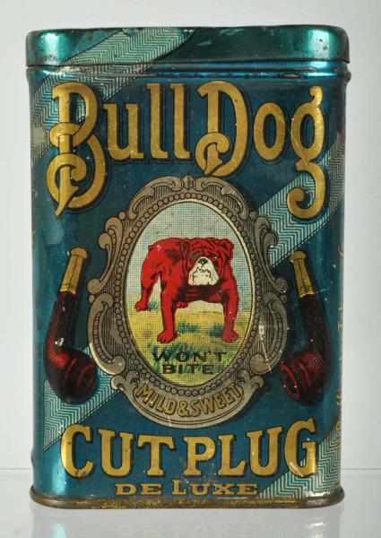 Appraisal: Bull Dog Vertical Pocket Tobacco Tin Description Fine example with