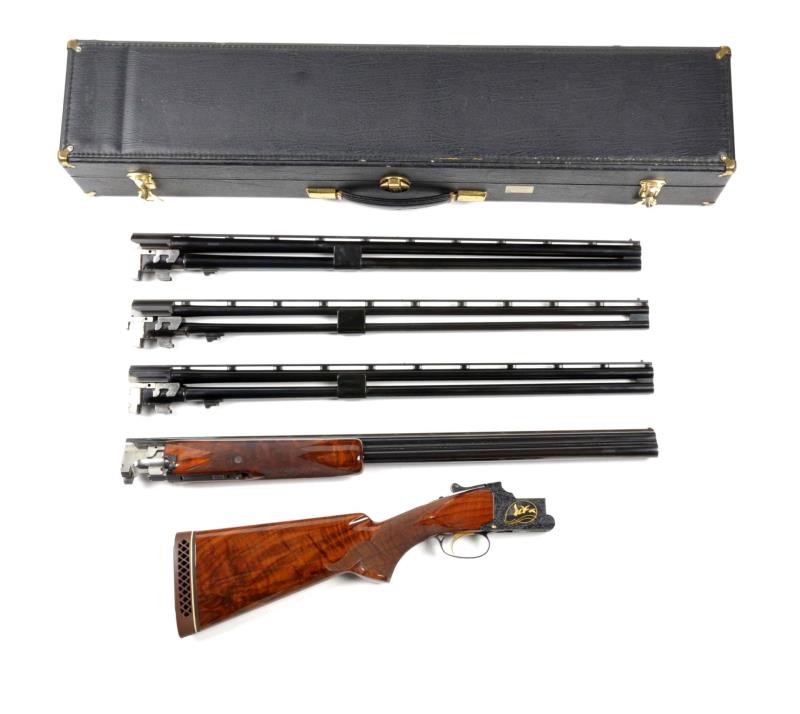 Appraisal: Cased Browning Midas O U Shotgun Serial S Early cased