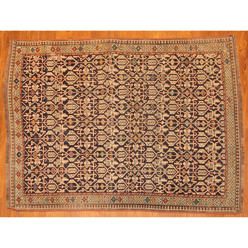 Appraisal: Antique Shirvan Rug Caucasus x First quarter- th century hand-knotted