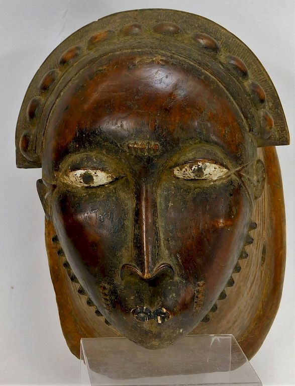 Appraisal: Ivory Coast Baule African Portrait Mask Ivory Coast th Century