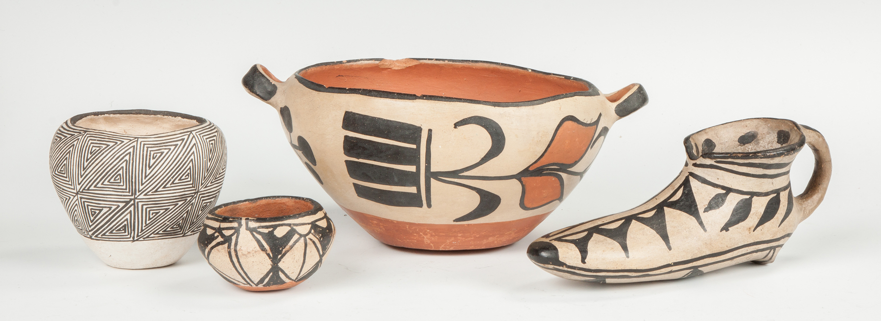 Appraisal: Group of Acoma Pottery L Indiana Smith County TN