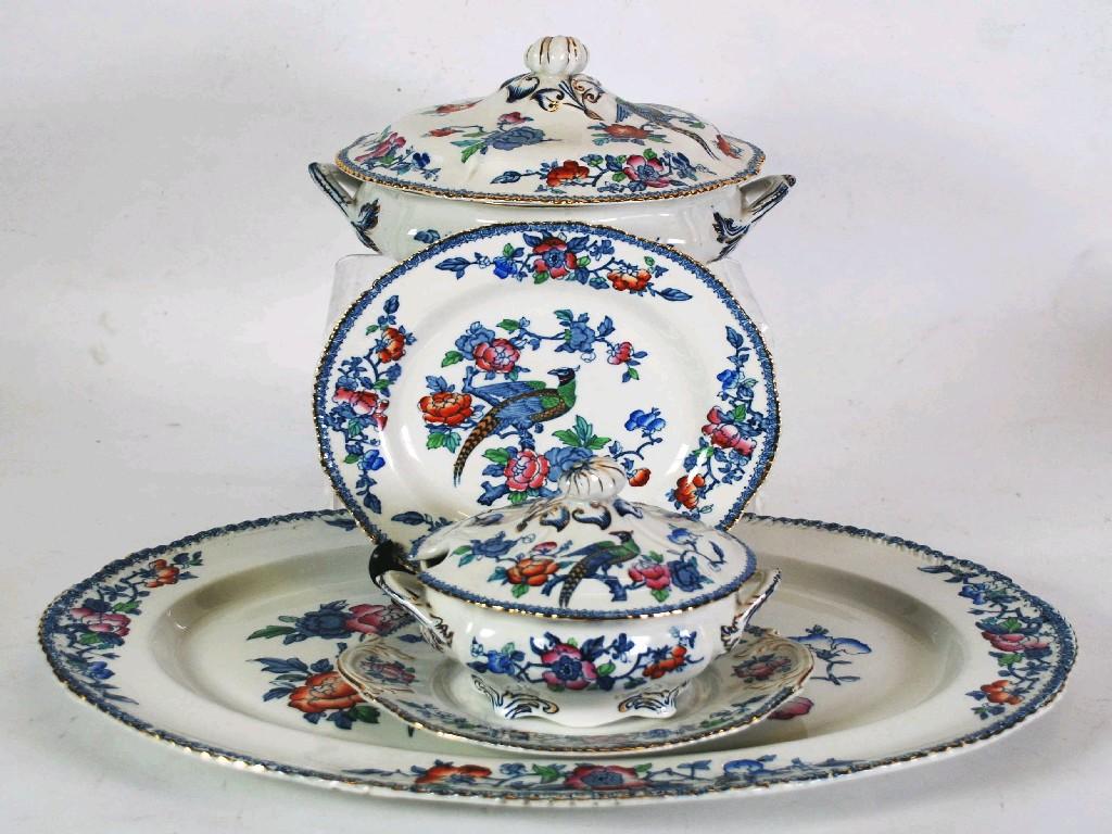 Appraisal: PIECE WOODS WARE 'MAYFAIR' PATTERN POTTERY PART DINNER SERVICE comprising