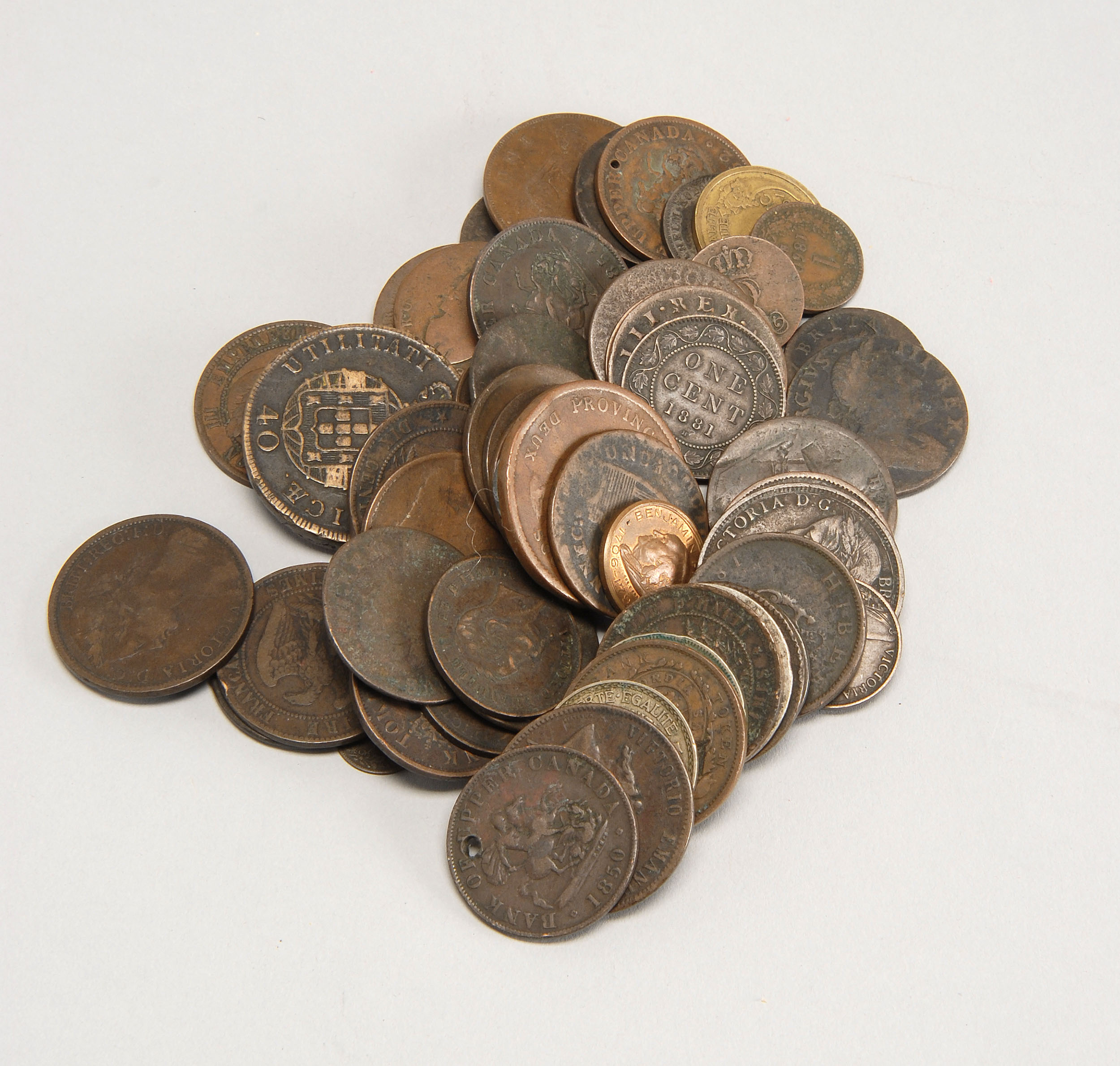 Appraisal: SIXTY-FIVE ASSORTED FOREIGN COINS As is