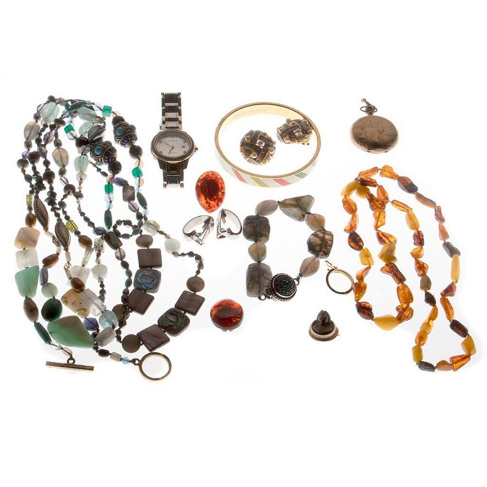 Appraisal: Collection of miscellaneous costume jewelry collection of miscellaneous beaded silver