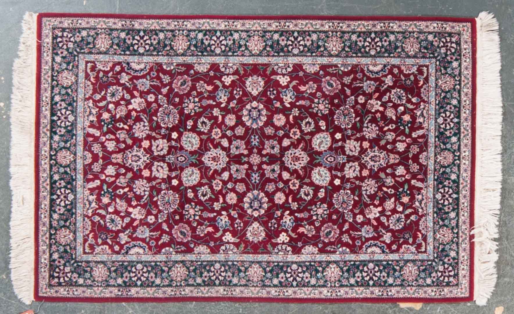 Appraisal: Sino Keshan rug approx x China modern