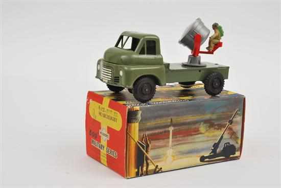 Appraisal: WELSOTOYS MILITARY SERIES FRICTION POWERED ROTARY SEARCHLIGHT PLASTIC AND TINPLATE