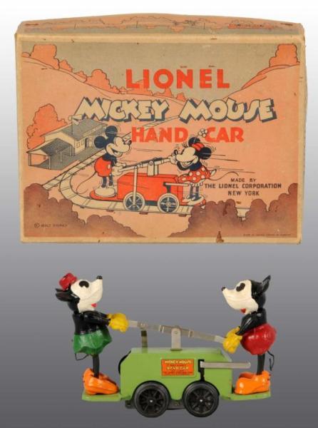 Appraisal: Lionel Walt Disney No Mickey Mouse Handcar Description Working All