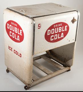 Appraisal: Double Cola Cooler Double Cola Cooler Chattanooga Tennessee The Double