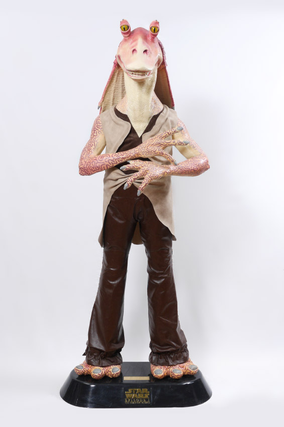 Appraisal: LIFE SIZE STAR WARS EPISODE JAR JAR BINKS FIGURE Life