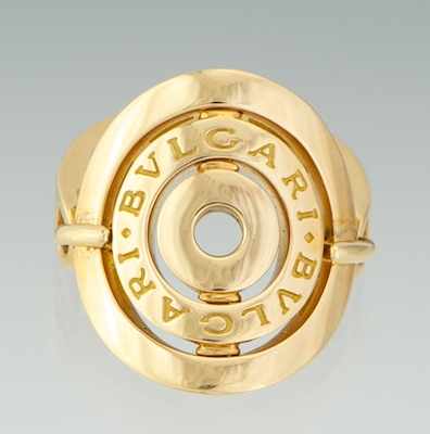 Appraisal: A Bvlgari k Gold Ring From Astrale Cerchi Collection k