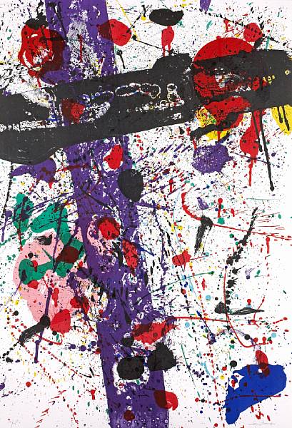 Appraisal: Sam Francis American - Untitled from Eight by Eight to