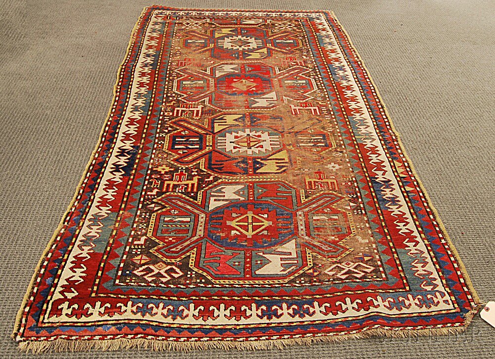 Appraisal: Kazak Long Rug Southwest Caucasus th century ft x ft