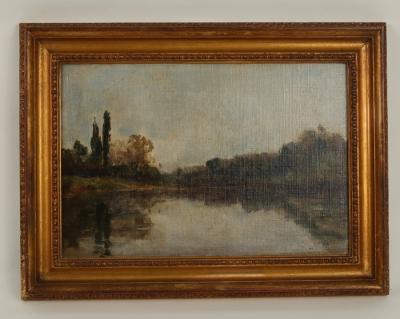 Appraisal: Attributed to Nathaniel Hone the Younger Irish - River Landscape